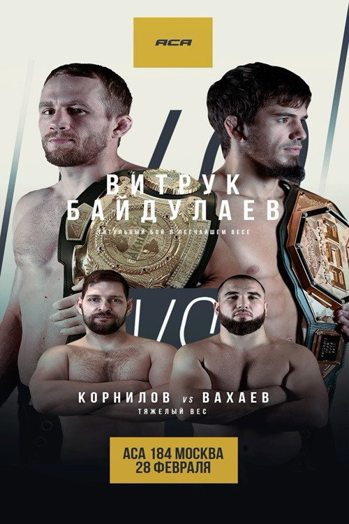 Movie poster for ACA 184: Vitruk vs. Silva (2025)