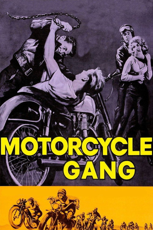 Movie poster for Motorcycle Gang (1957)