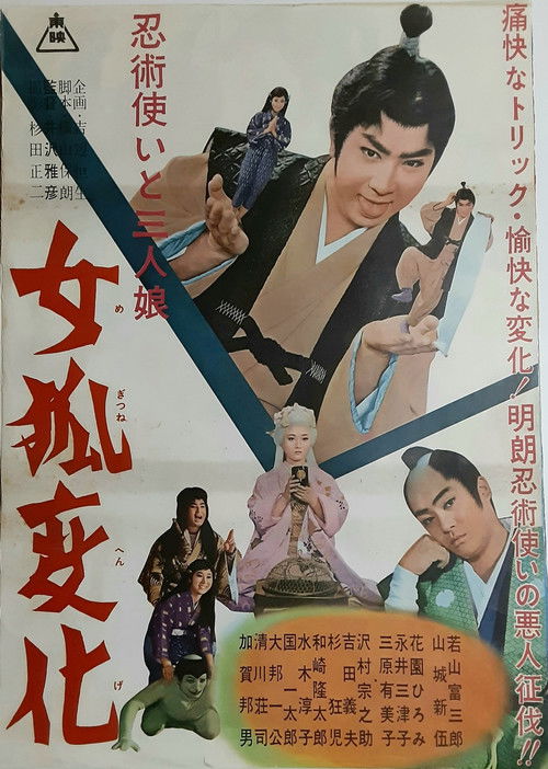 Ninjutsu tsukai to sannin musume: onna kitsune henka poster