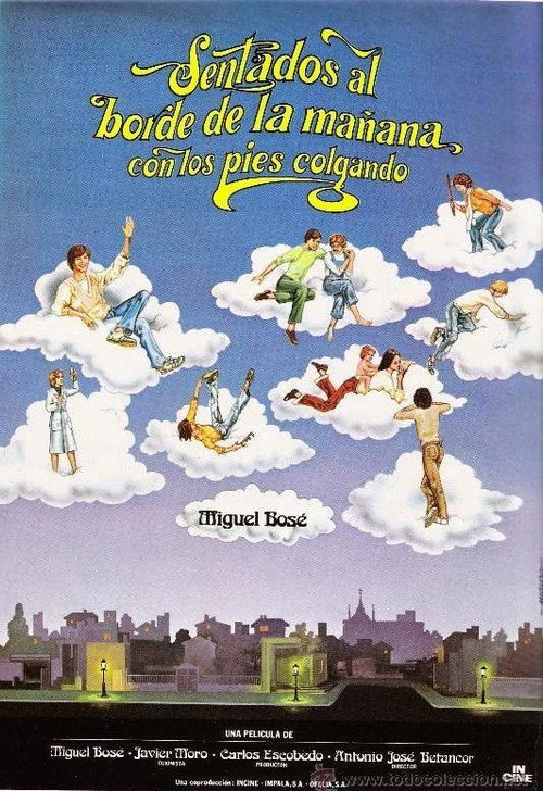 Movie poster for Sentados al borde de la mañana con los pies colgando (1978)