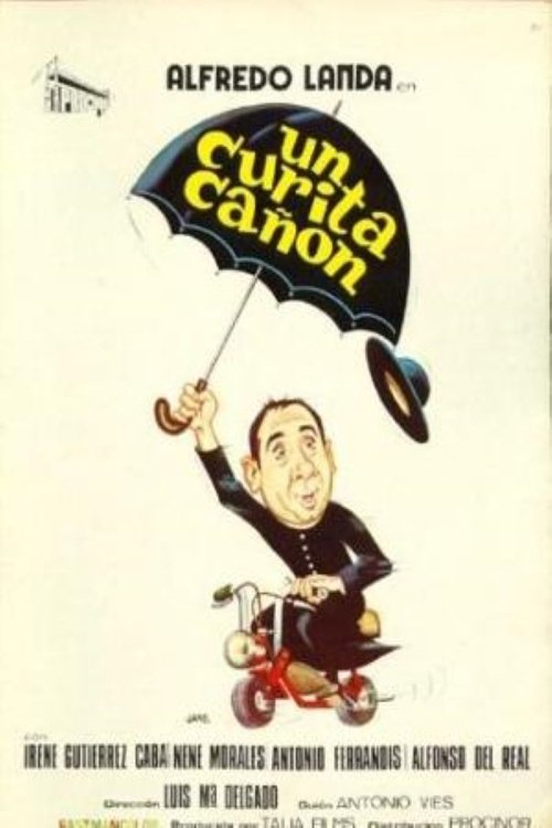 Movie poster for Un curita cañón (1974)