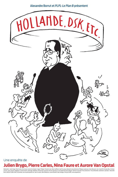 Movie poster for Hollande, DSK, etc ... (2012)