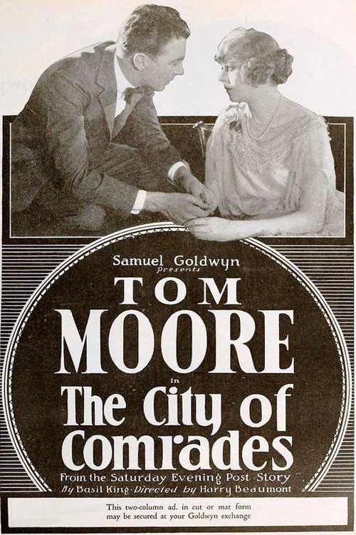 Movie poster for The City of Comrades (1919)