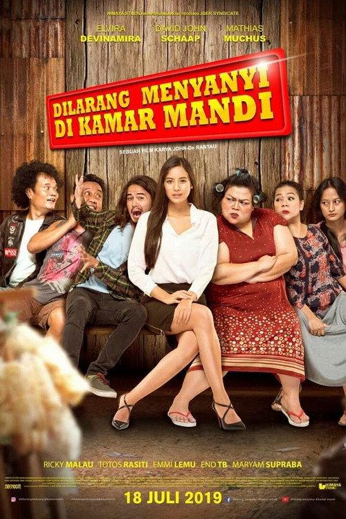 Movie poster for Dilarang Menyanyi di Kamar Mandi (2019)