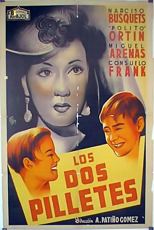 Movie poster for Los dos pilletes (1942)