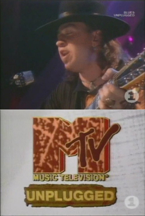 Movie poster for MTV Unplugged: Stevie Ray Vaughan with Joe Satriani (1990)