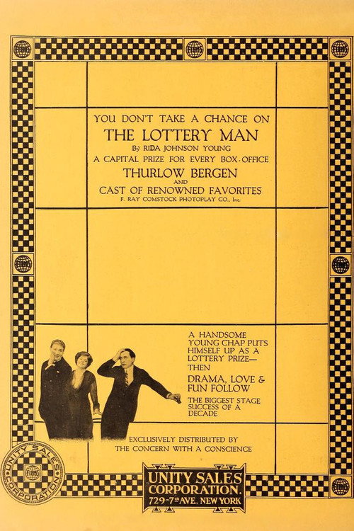 Movie poster for The Lottery Man (1916)