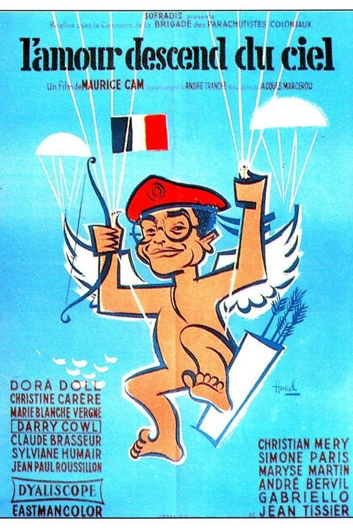 Movie poster for Love Descends from the Sky (1957)