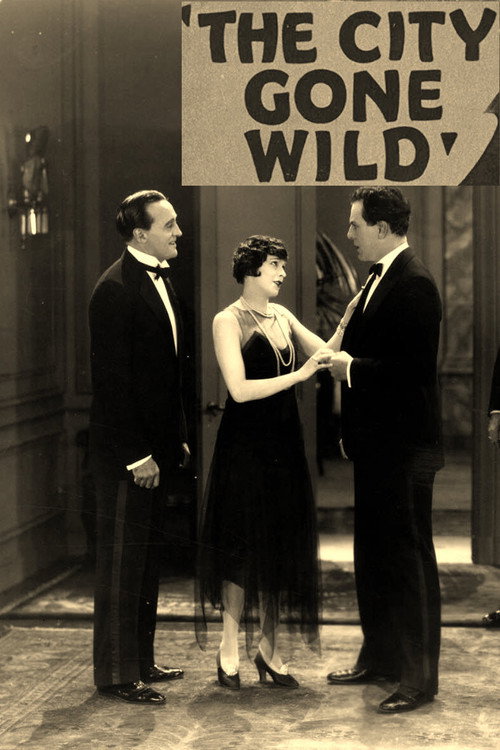 Movie poster for The City Gone Wild (1927)