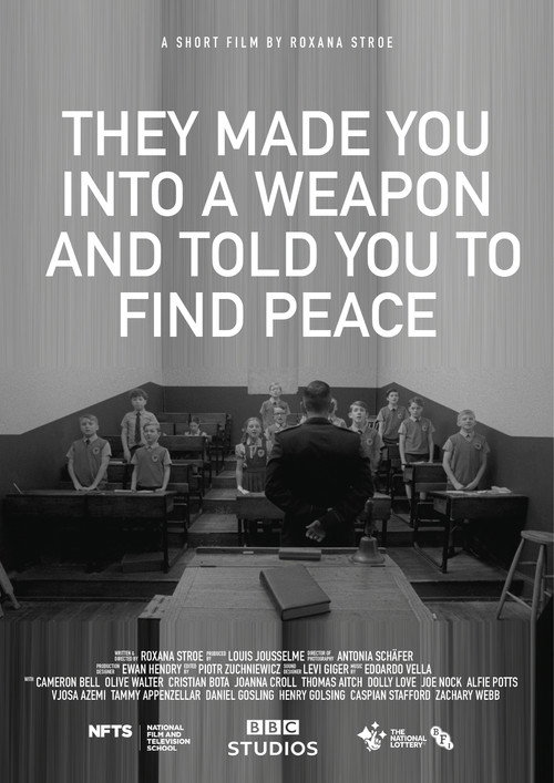 Movie poster for They Made You into a Weapon and Told You to Find Peace (2025)