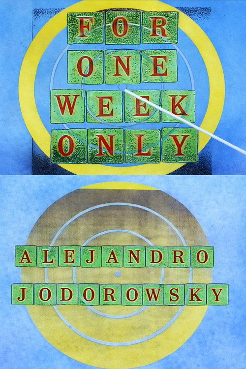 Movie poster for Jonathan Ross Presents for One Week Only: Alejandro Jodorowsky (1991)