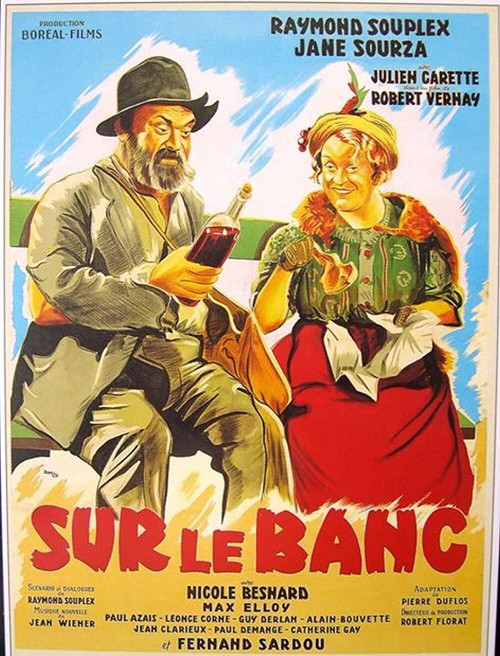 Movie poster for On the Bench (1954)