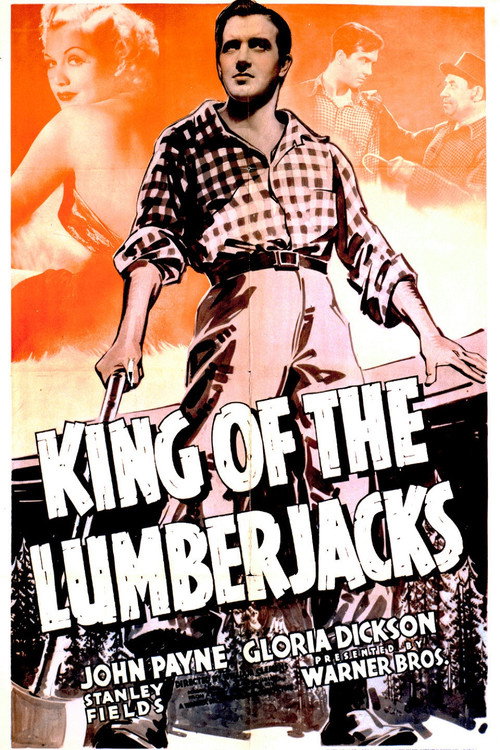 Movie poster for King of the Lumberjacks (1940)