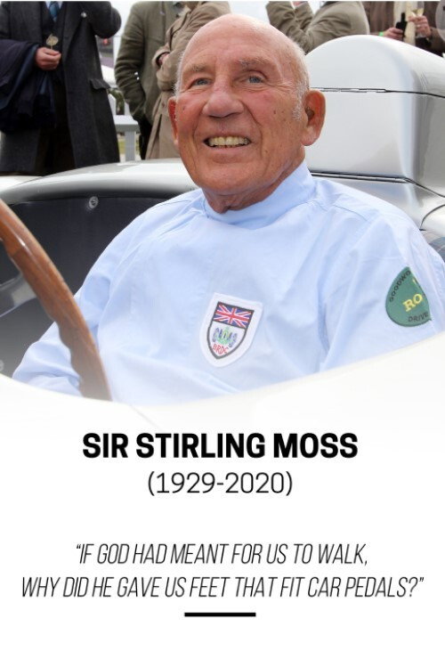 Movie poster for Stirling Moss: The Uncrowned King of F1 (2020)