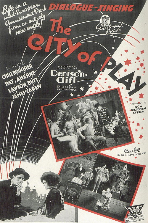 Movie poster for The City of Play (1929)