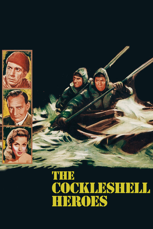 Movie poster for The Cockleshell Heroes (1955)