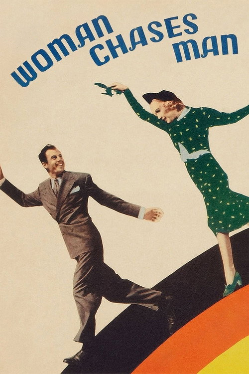 Movie poster for Woman Chases Man (1937)