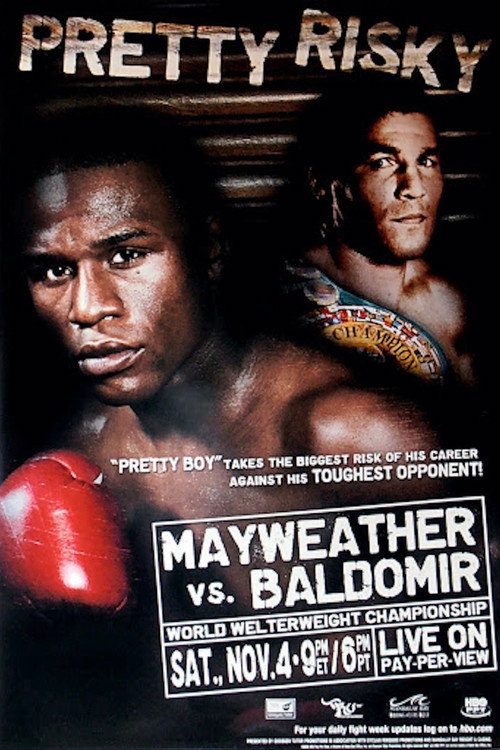 Movie poster for Floyd Mayweather Jr. vs. Carlos Manuel Baldomir (2006)