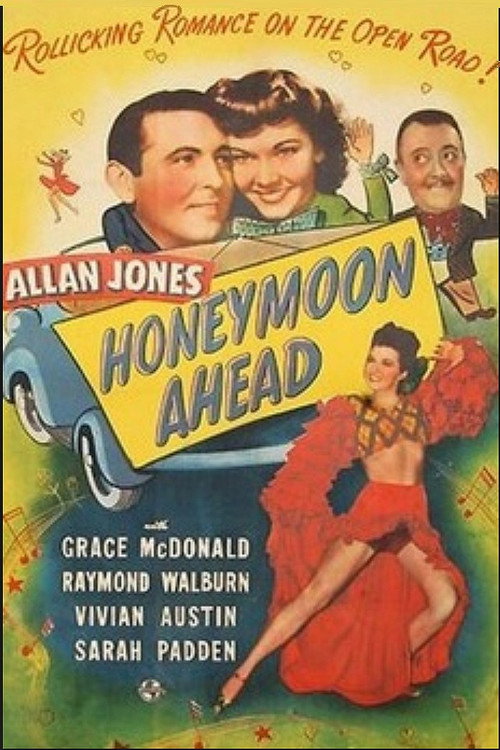 Movie poster for Honeymoon Ahead (1945)