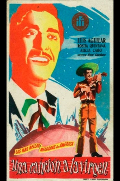 Movie poster for Una canción a la vírgen (1949)