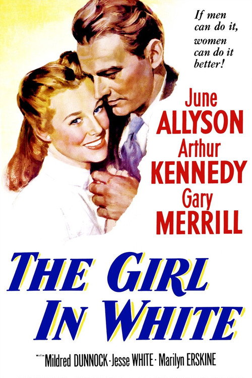 Movie poster for The Girl in White (1952)