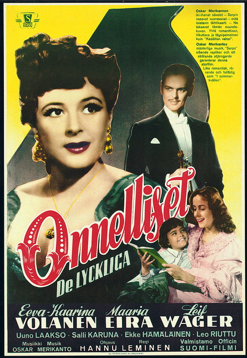 Movie poster for Onnelliset (1954)