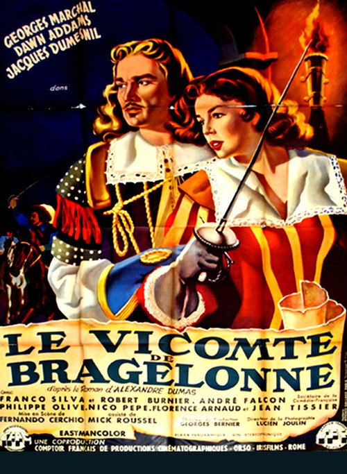 Movie poster for The Count of Bragelonne (1954)