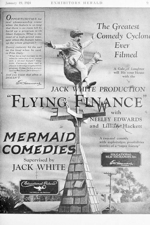 Movie poster for Flying Finance (1924)