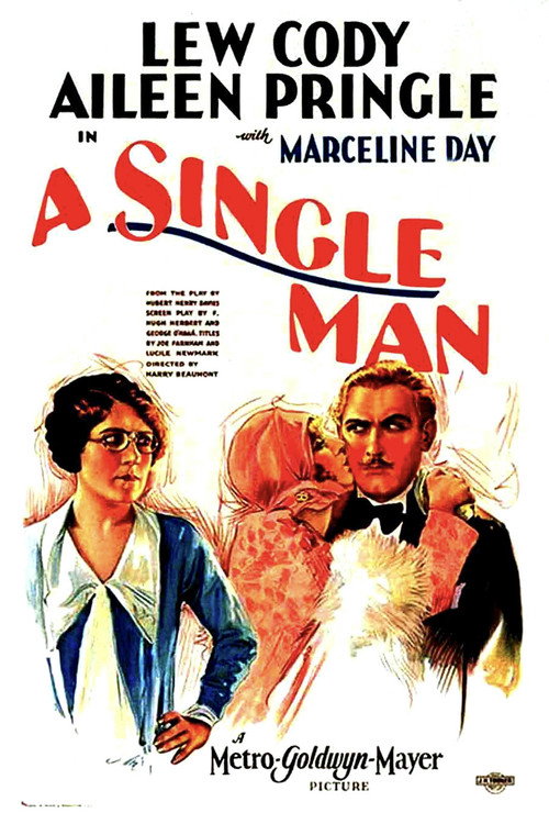 Movie poster for A Single Man (1929)
