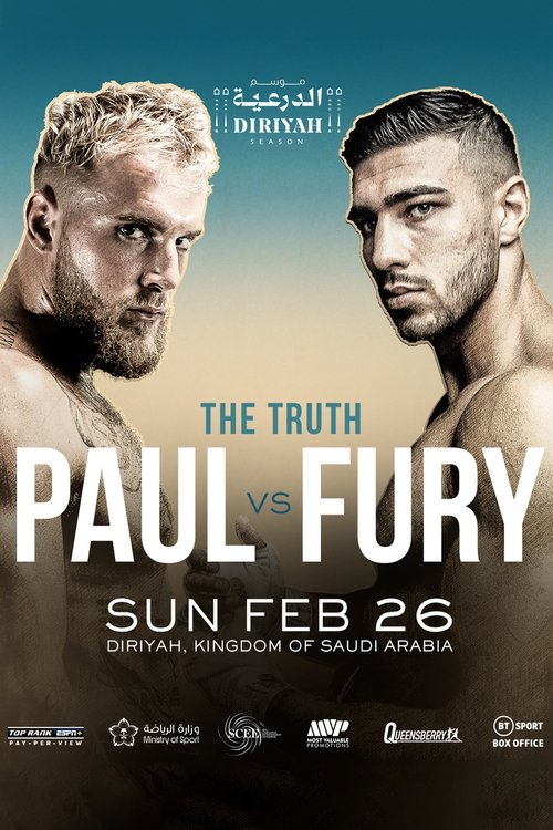 Movie poster for Jake Paul vs. Tommy Fury (2023)