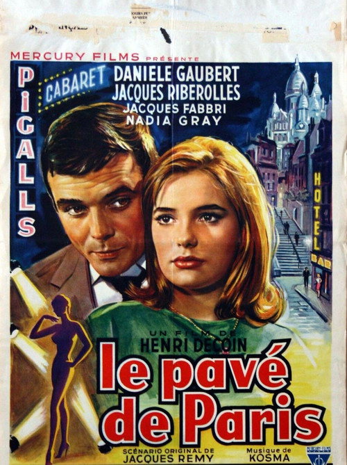 Movie poster for The Pavements of Paris (1961)