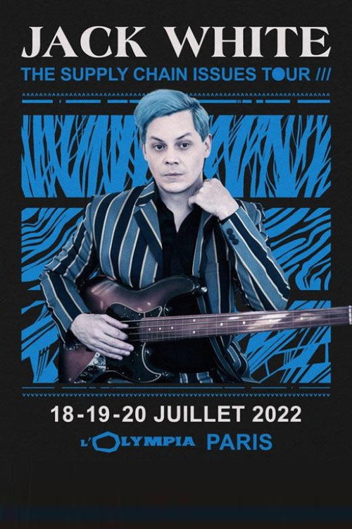 Movie poster for Jack White à l'Olympia (2022)