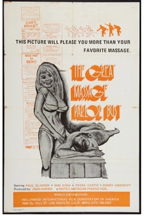 Movie poster for The Great Massage Parlor Bust (1972)