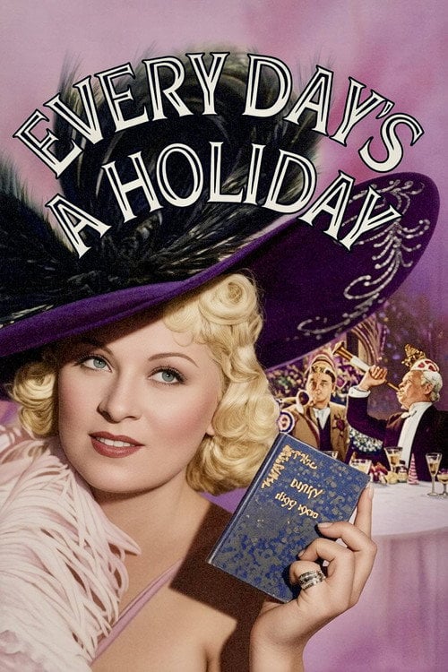 Movie poster for Every Day's a Holiday (1937)