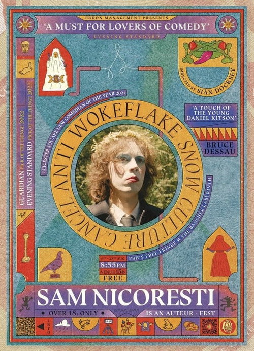 Movie poster for Sam Nicoresti: Wokeflake (2024)