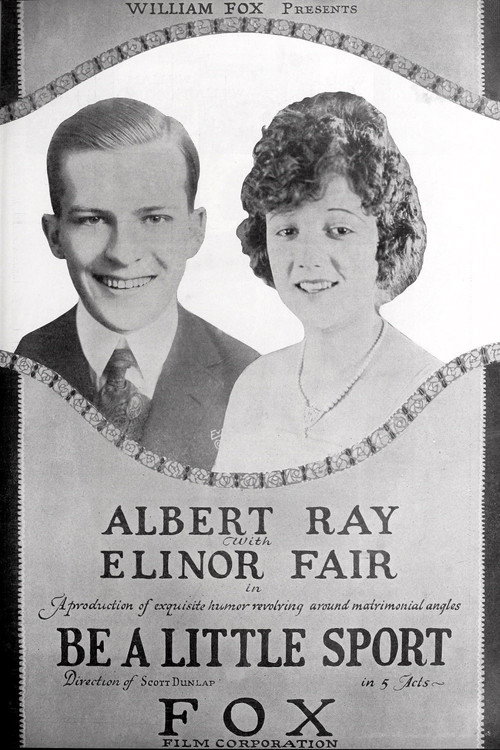 Movie poster for Be a Little Sport (1919)