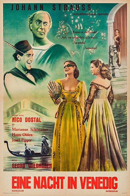 Movie poster for Eine Nacht in Venedig (1953)