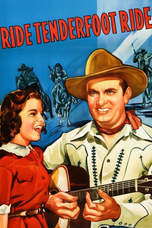 Movie poster for Ride, Tenderfoot, Ride (1940)