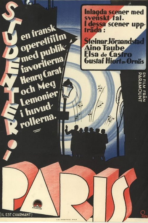 Movie poster for Students in Paris (1932)