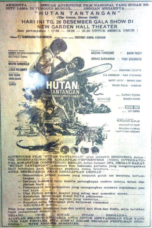 Movie poster for Hutan Tantangan (1971)