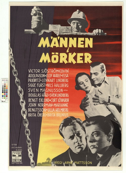 Movie poster for Männen i mörker (1955)