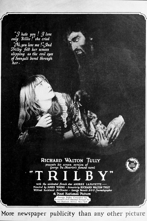Movie poster for Trilby (1923)