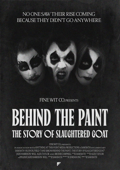Movie poster for Behind the Paint: The Story of Slaughtered Goat (2025)