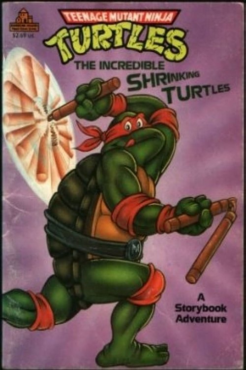 Movie poster for Teenage Mutant Ninja Turtles: The Incredible Shrinking Turtles (1989)
