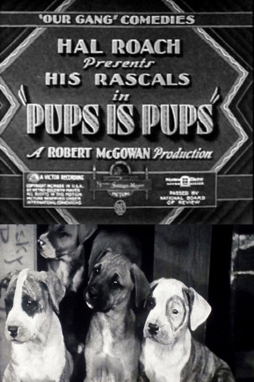 Movie poster for Pups Is Pups (1930)