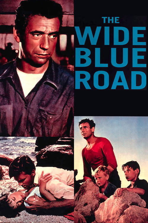 Movie poster for The Wide Blue Road (1957)