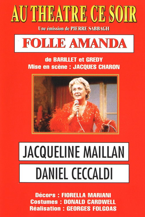 Movie poster for Folle Amanda (1974)