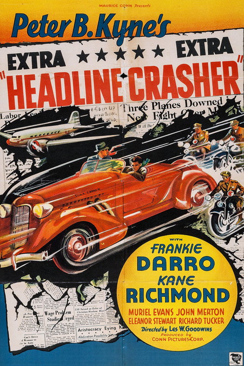 Movie poster for Headline Crasher (1937)