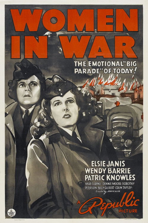 Movie poster for Women in War (1940)