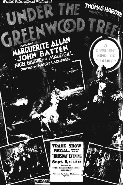 Movie poster for Under the Greenwood Tree (1929)